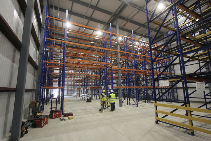 Arlington ISD Food and Nutrition Services building new freezer addition nearly complete