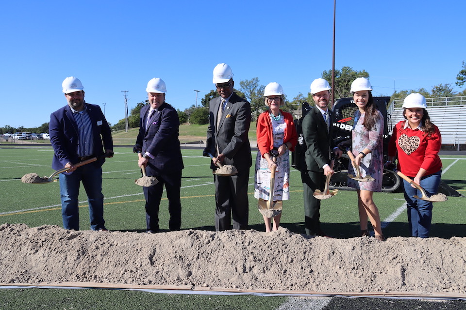 Glaspie Field groundbreaking