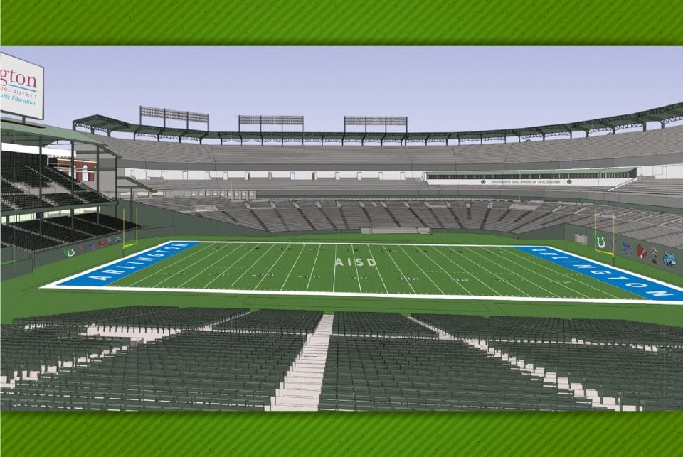 Globe Life Park- Six Arlington ISD Football Teams Get To Compete »  Arlington ISD