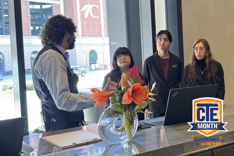 CTE students explore careers in hospitality during Groundhog Job Shadow Day