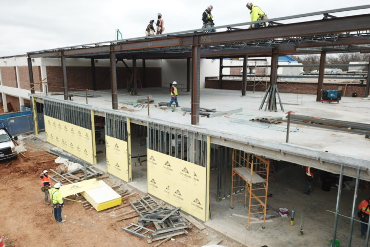 Gunn Junior High construction 12.3.20