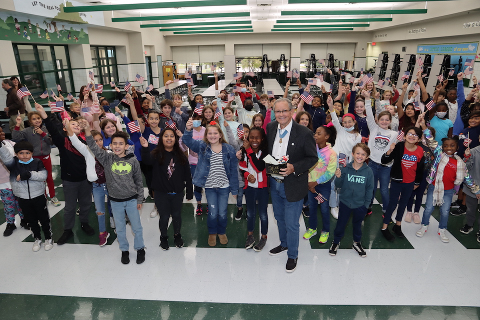 Medal of Honor visit to school