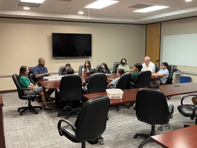 Webb students meet with Mayor Jim Ross