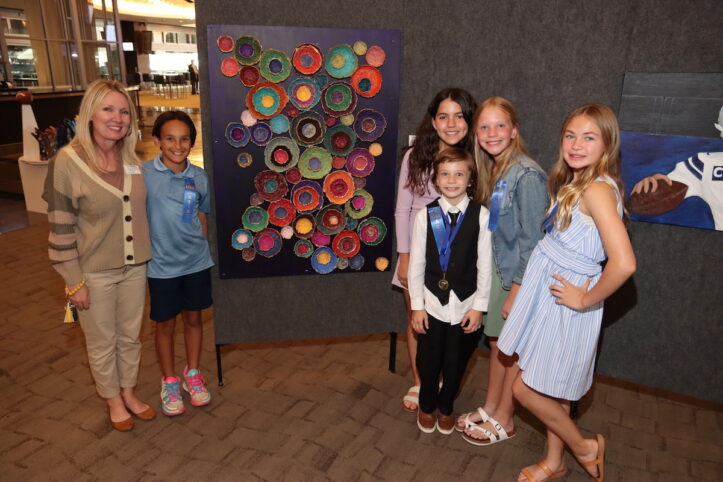 Students display artwork at AT&T Stadium