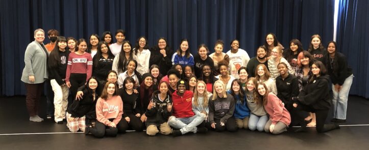 Actor who plays Simba in the Lion King visits the CVPA