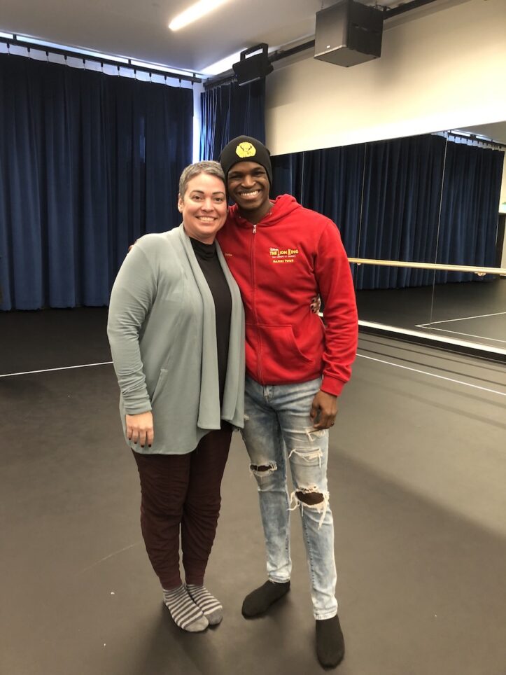 Actor who plays Simba in the Lion King visits the CVPA
