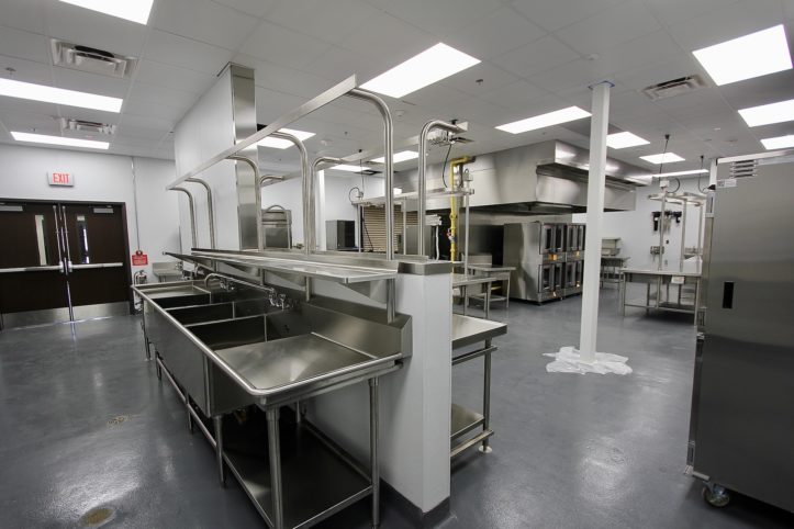 New catering kitchen