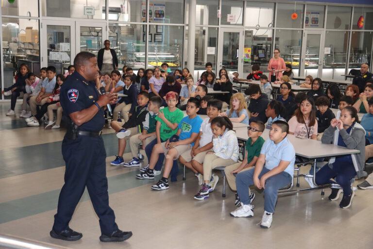Summer safety tips at the Take 25 event at Webb Elementary