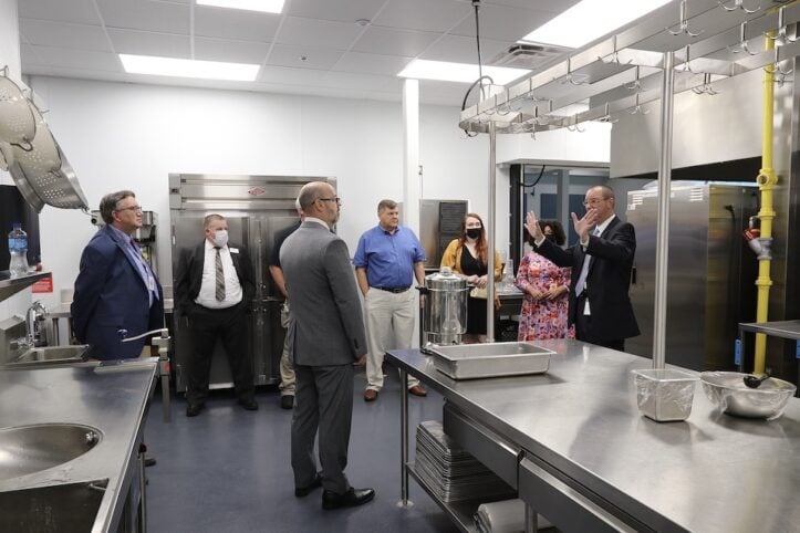 CBOC meeting with a tour of the Food and Nutrition Services building