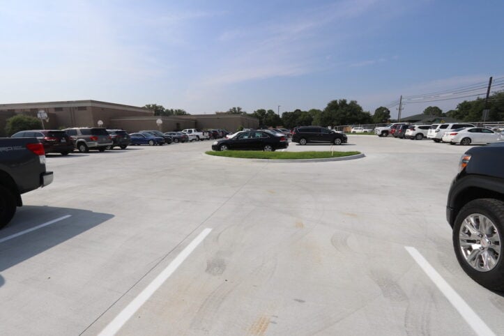 Bailey's new parking lot