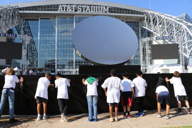 art tour at AT&T Stadium for Wimbish fifth graders