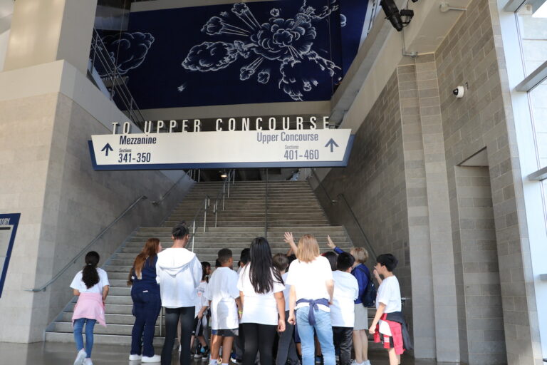 art tour at AT&T Stadium for Wimbish fifth graders