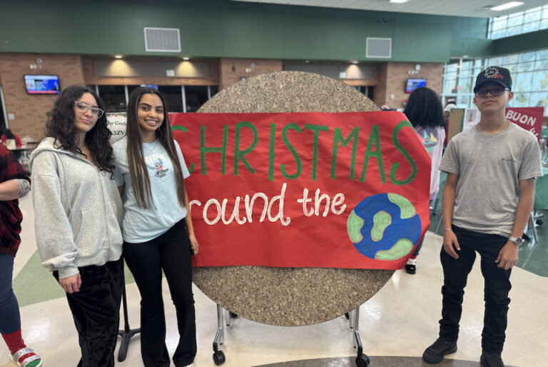 Arlington High ESL students host Christmas Around the World 