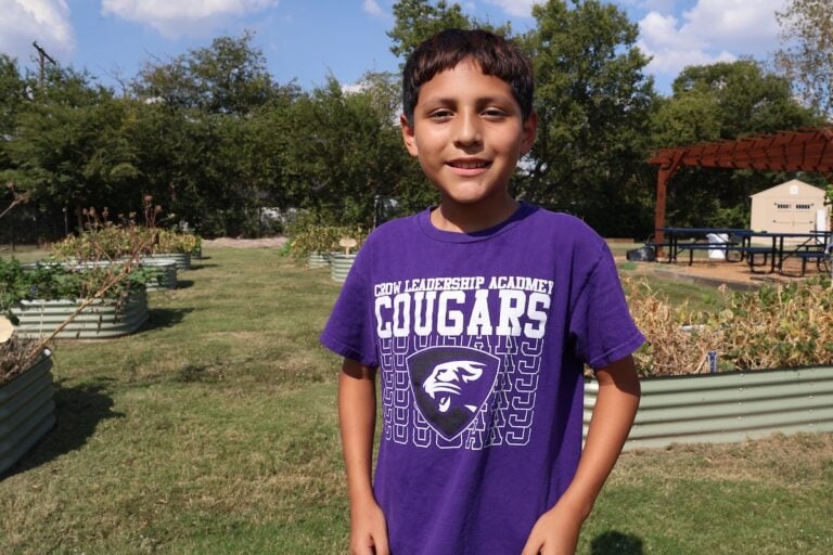 Student at Crow Leadership Academy