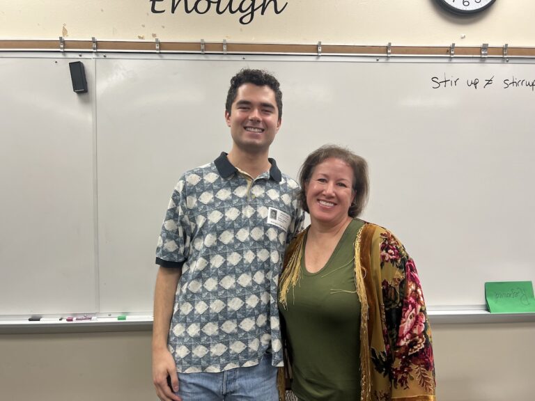 Rhodes Scholar Isaac James visiting AHS