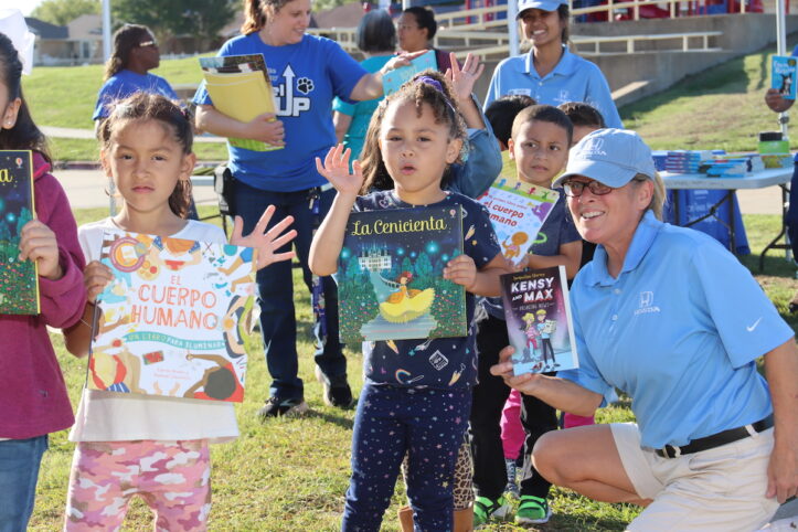Helpful Honda donates books to Bebensee students