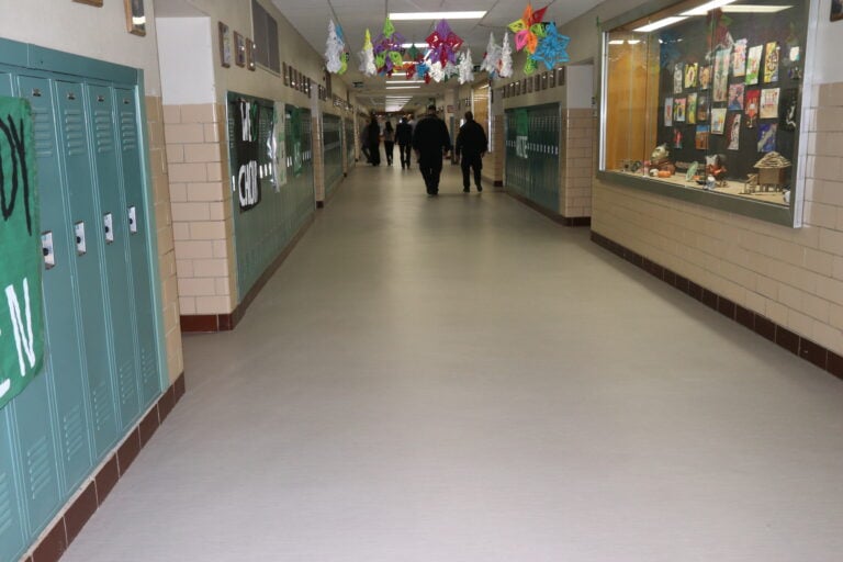 Arlington High new flooring