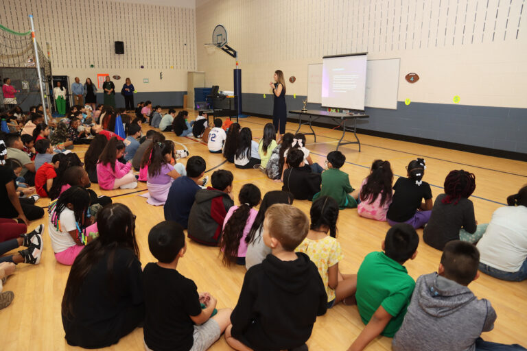 eclipse presentation at Burgin Elementary