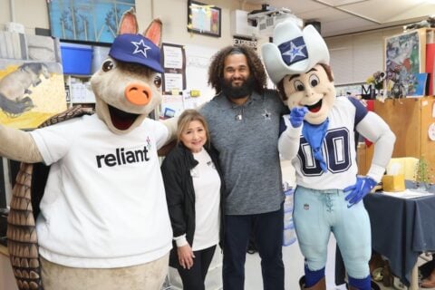 Visual arts teacher honored as a Cowboys Class Act teacher