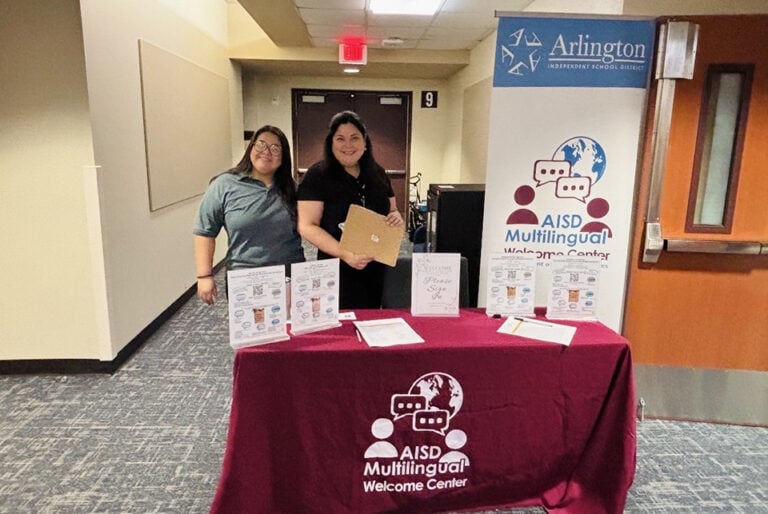 Arlington ISD hosts event with community partners to support emergent bilingual students