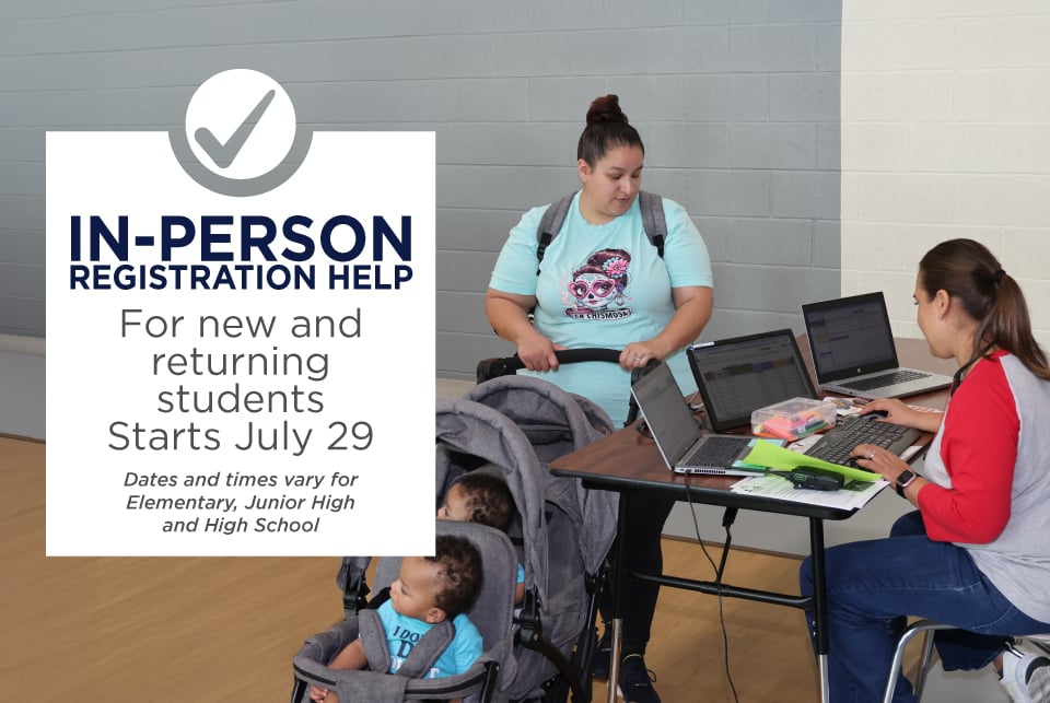 In-person registration dates announced for 2025-2026 school year