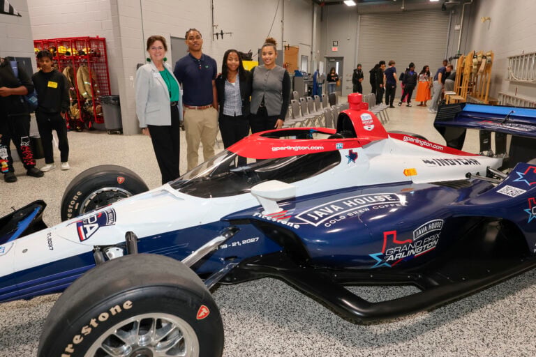 Grand Prix professionals share careers with Arlington ISD students