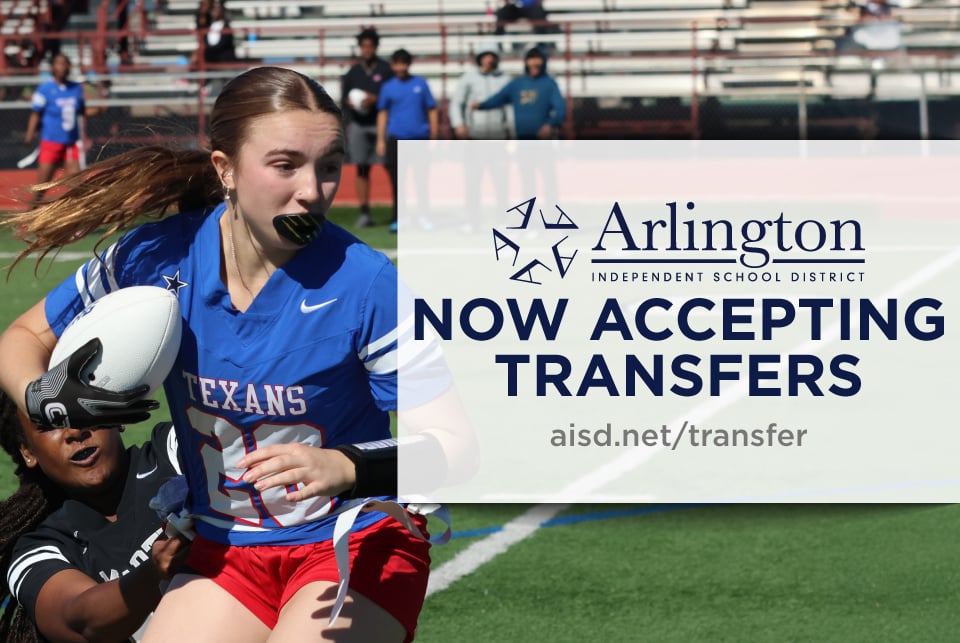 Choose Arlington ISD: transfer window open now until July 17