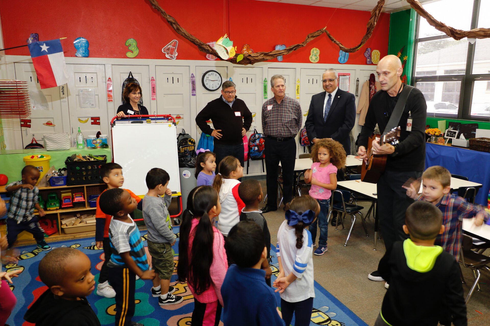 Foster plays for students