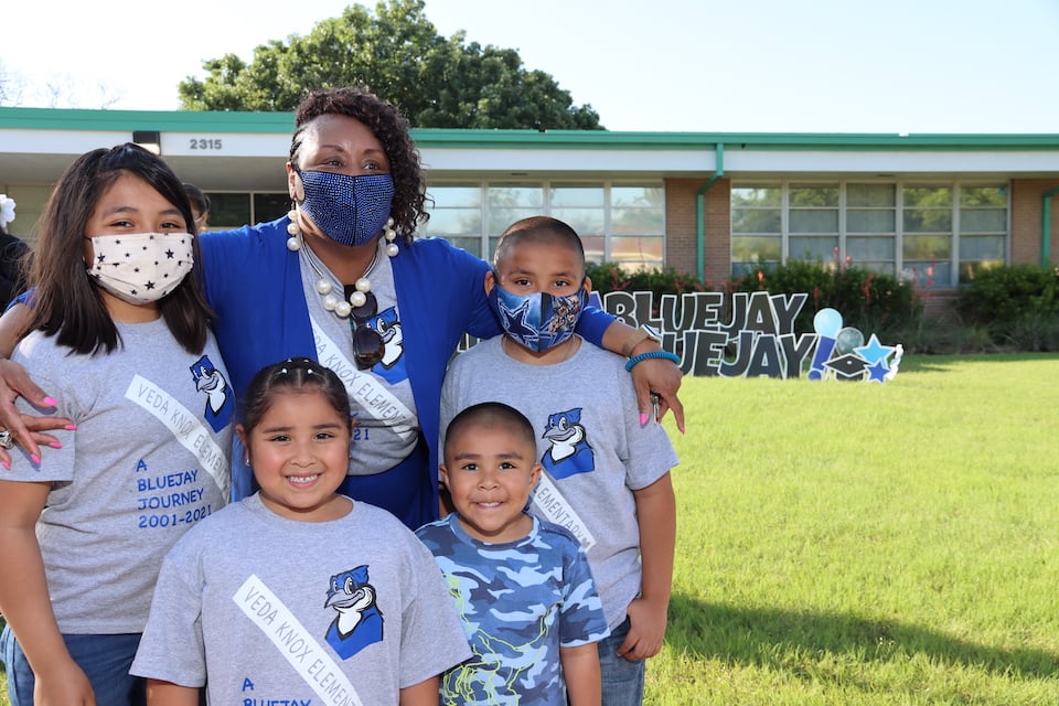 Knox Elementary final clap out before closing