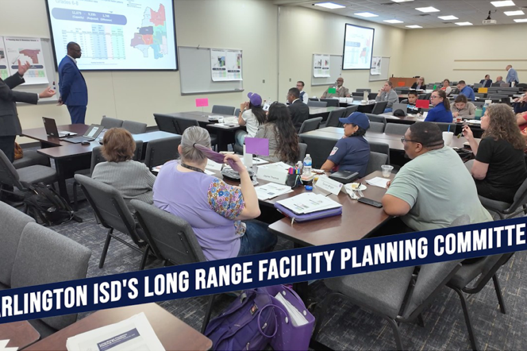 Arlington ISD's Long-Range Facility Planning Committee analyzes district enrollment