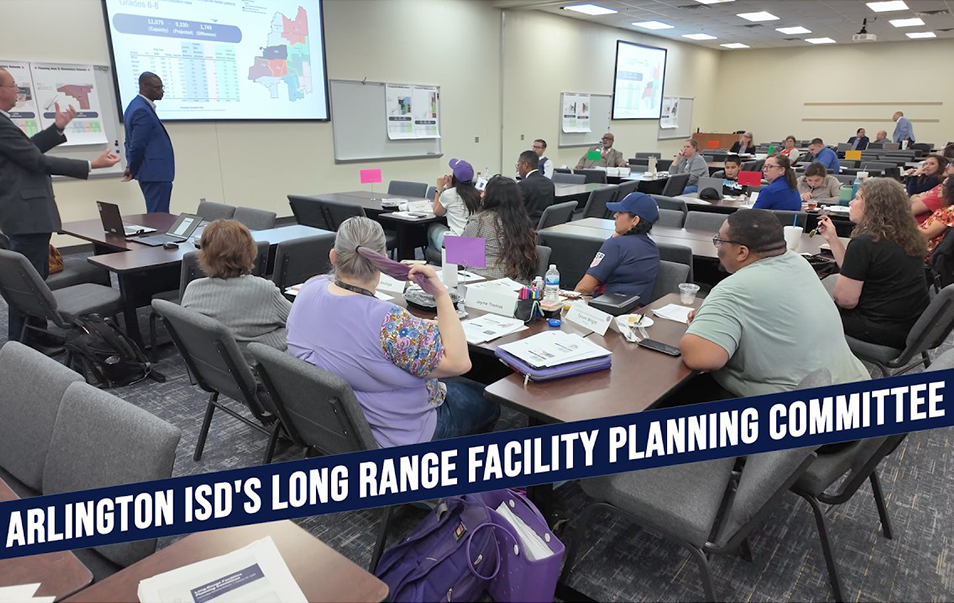 Arlington ISD's Long-Range Facility Planning Committee analyzes district enrollment