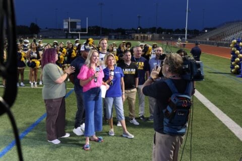 CBS 11 Morning Show celebrates first day of school at Lamar High School Annual School Bus Party show kicks off the 2025-2026 school year