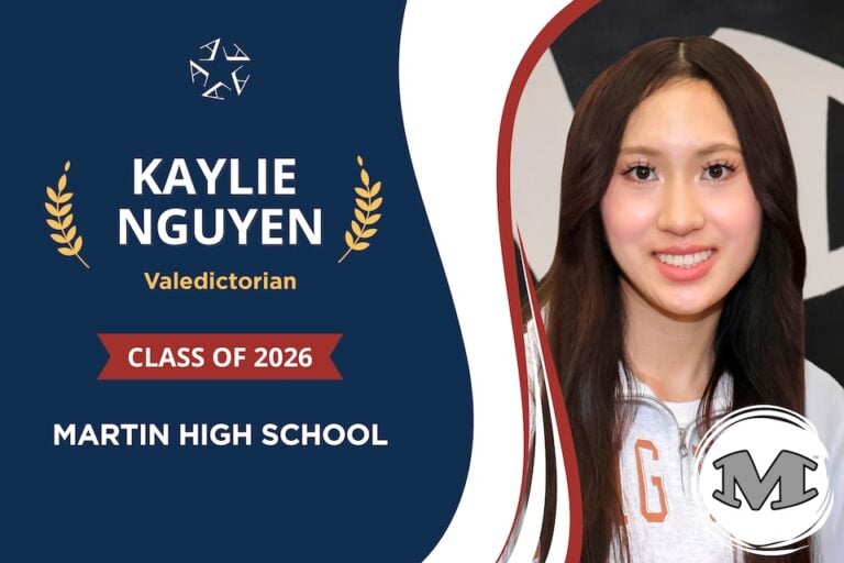Martin High School valedictorian shares memories and advice - Kaylie Nguyen