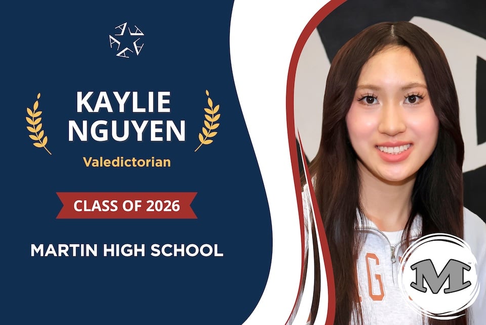 Martin High School valedictorian shares memories and advice - Kaylie Nguyen