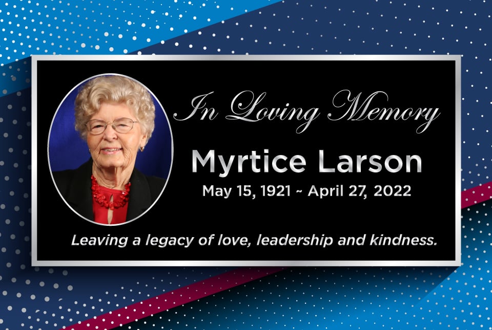 Myrtice Larson legacy