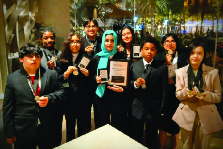 Nichols BPA students at national BPA conference