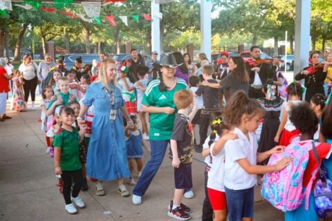 Wimbish Academy kicks of Hispanic Heritage Month with mariachi band