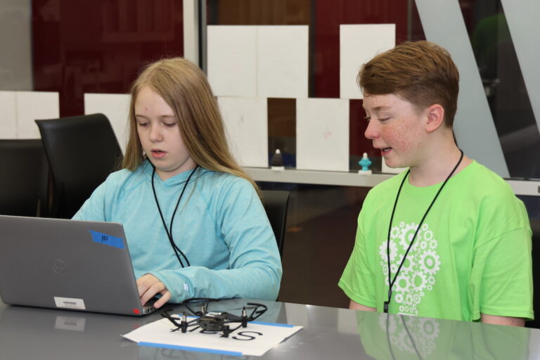students at Camp Innovation