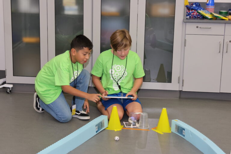 students at Camp Innovation