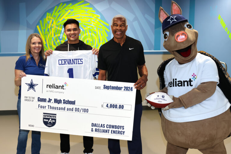 Cowboys Class Act from Gunn Junior High, Jorge Cervantes