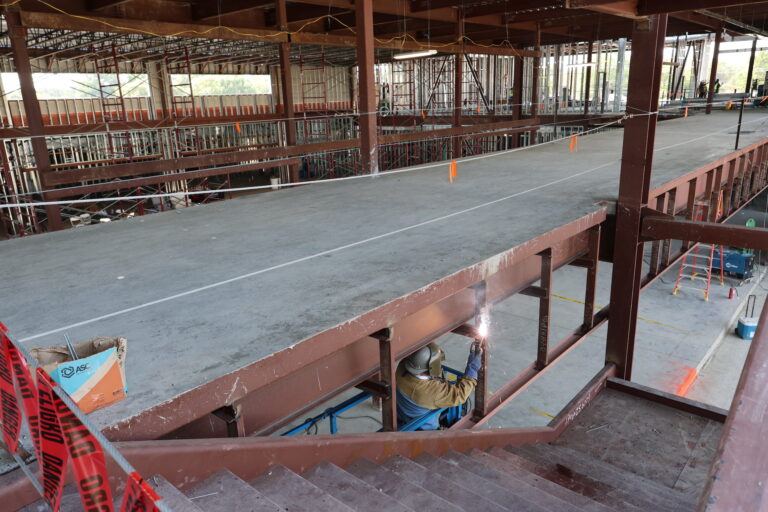 Joey Rodriguez Junior High under construction - photo on the second floor