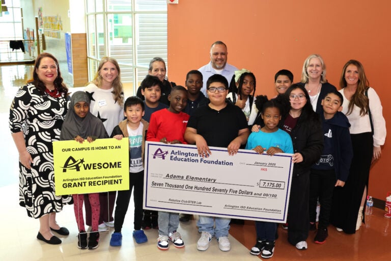 Prize Patrol visits Adams Elementary
Arlington ISD Education Foundation awards $180,000 in grants