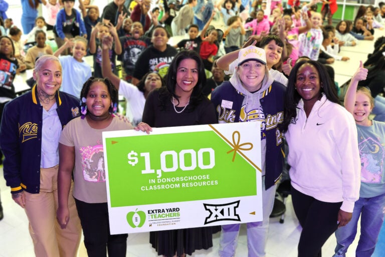 Big 12 conference visits Arlington ISD schools