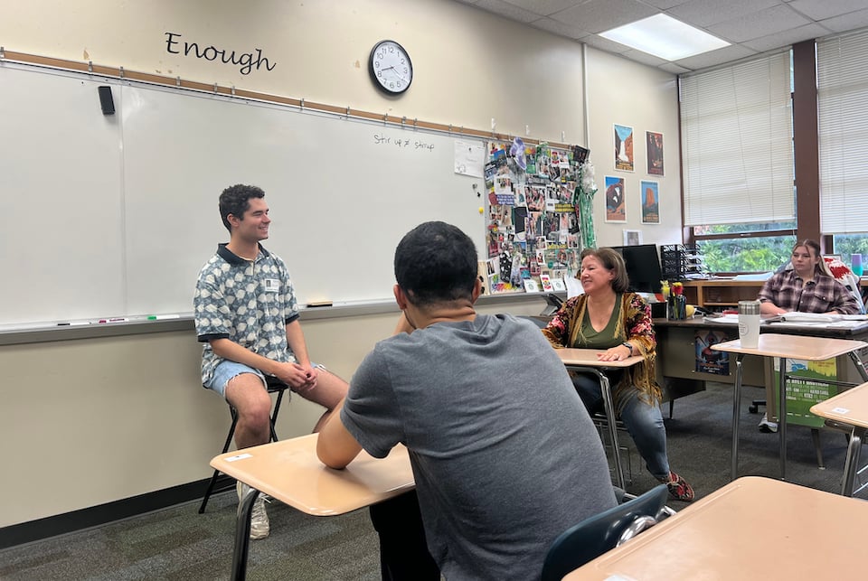 Rhodes Scholar Isaac James returns to Arlington High School