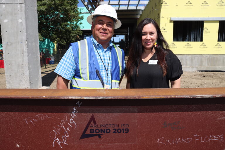 Flores, Richard, at Thornton Elementary construction site