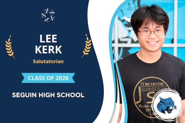 Seguin High School salutatorian shares memories and advice - Lee Kerk