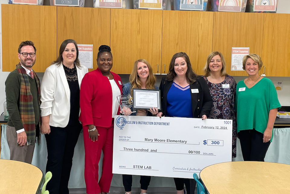 STEM lab manager honored for outstanding work