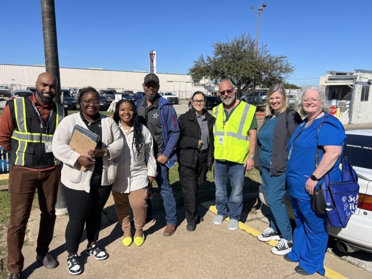 safety walkthrough with transportation department