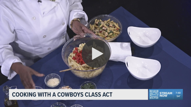Cowboys Class Act on WFAA - Lamar culinary teacher