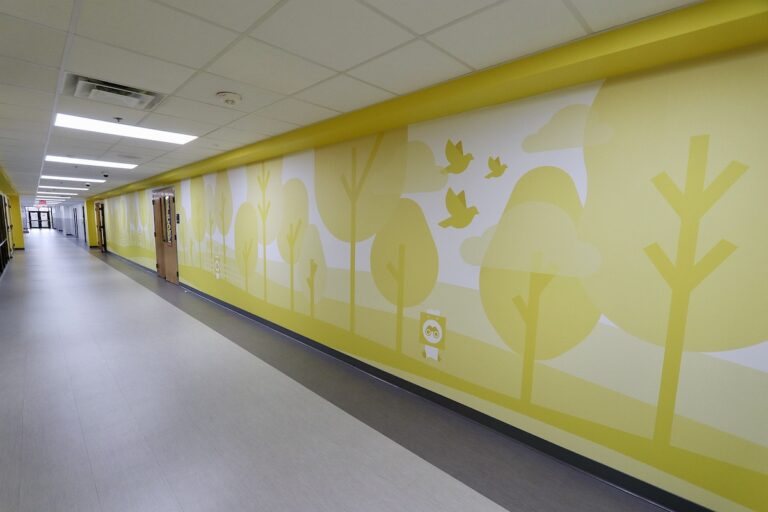 Short Elementary wall graphics